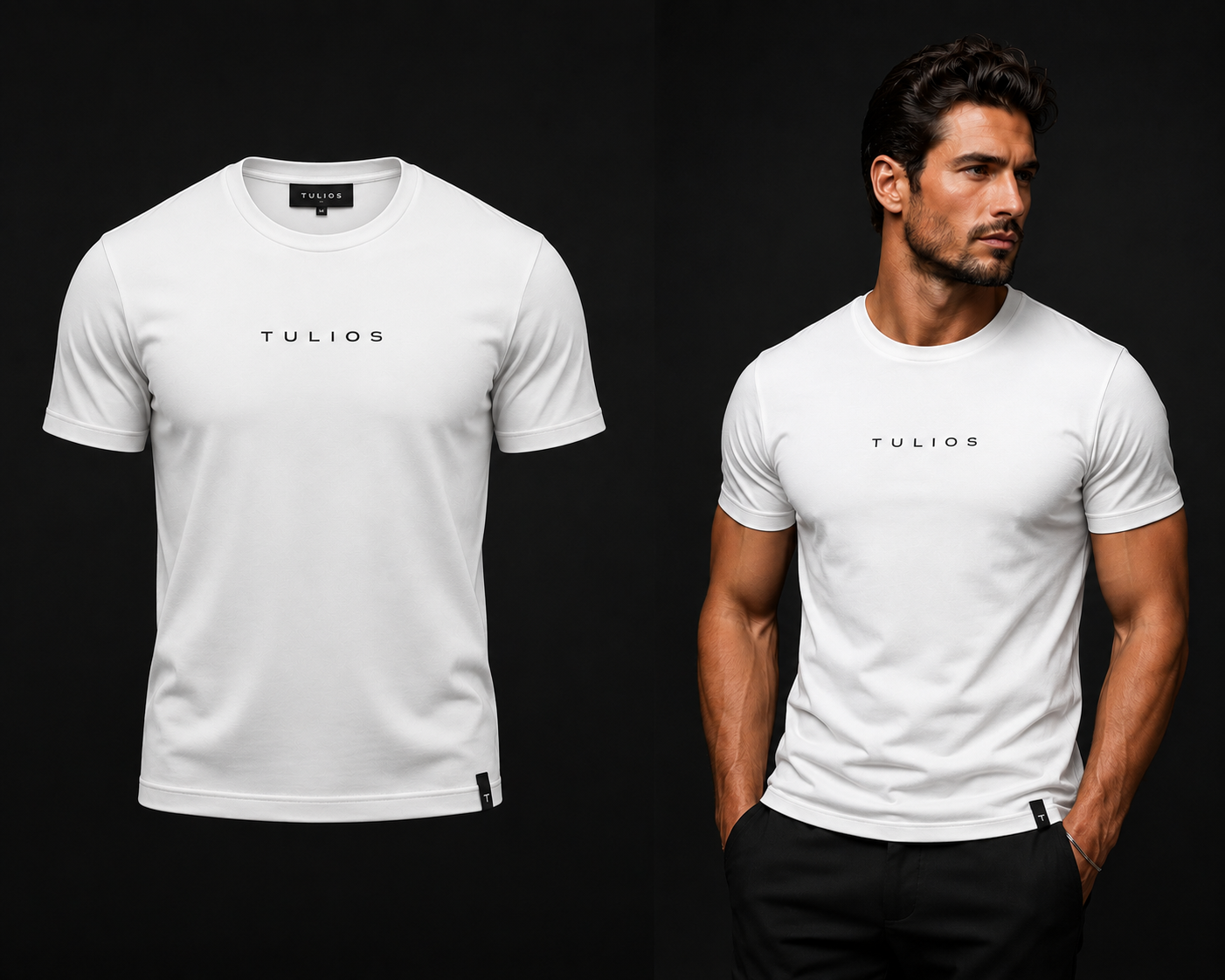 Tulios Essential Tee – Arctic White