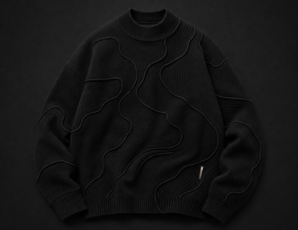 Tulios Topography Knit – Noir