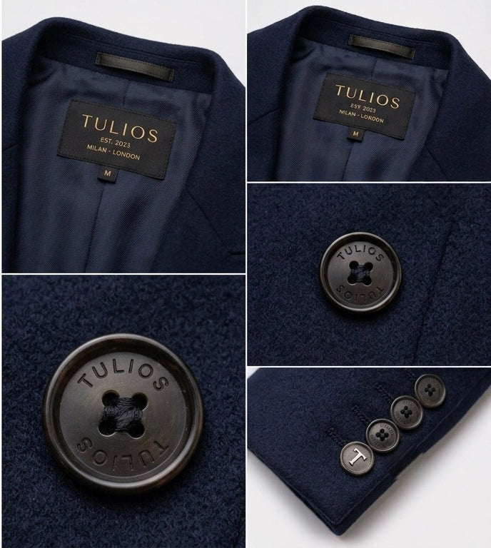 Tulios Signature Double-Breasted Overcoat