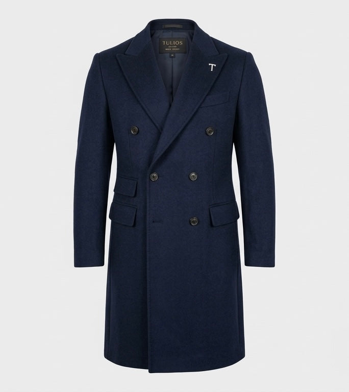 Tulios Signature Double-Breasted Overcoat