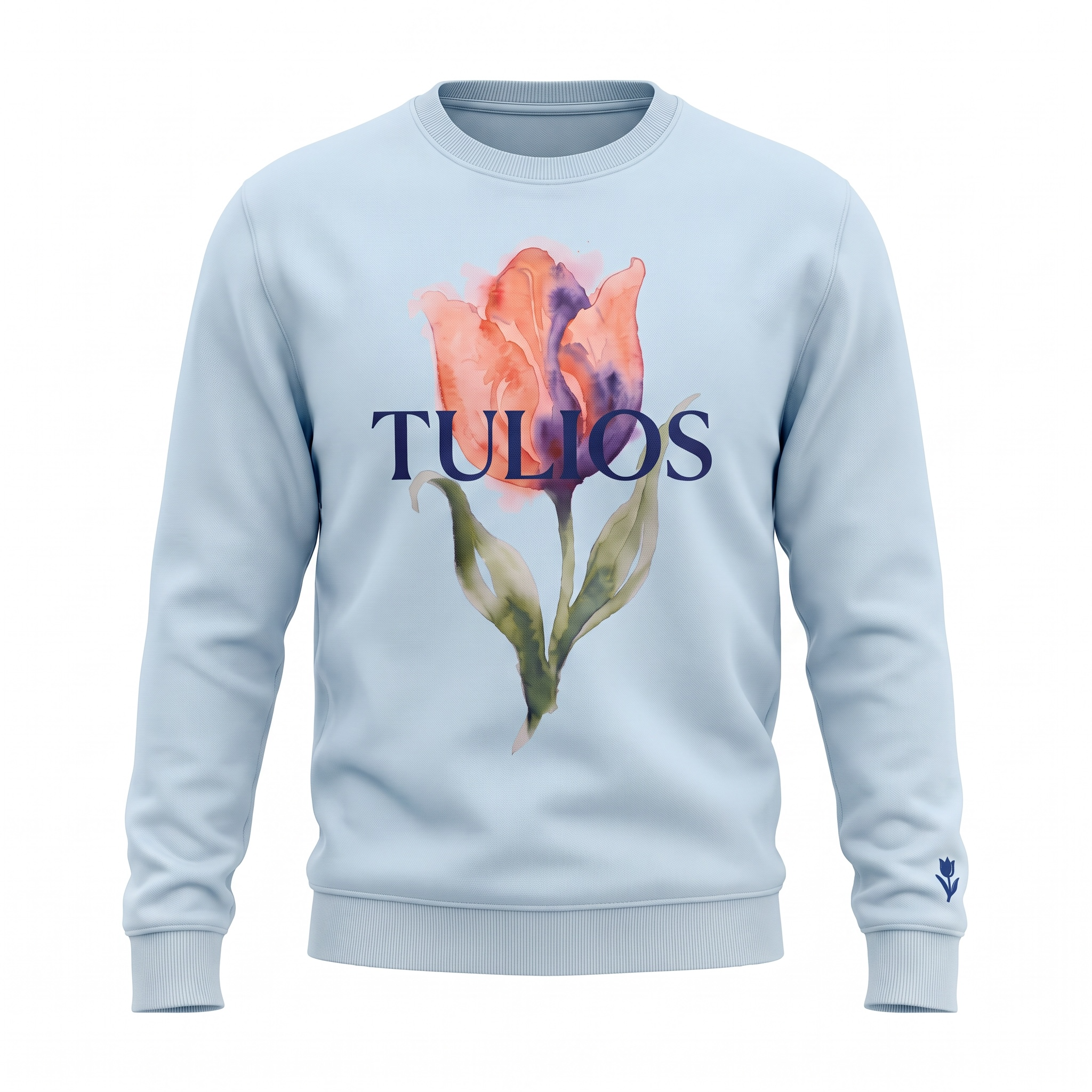Tulios Bloom Signature Sweater – Sky Blue