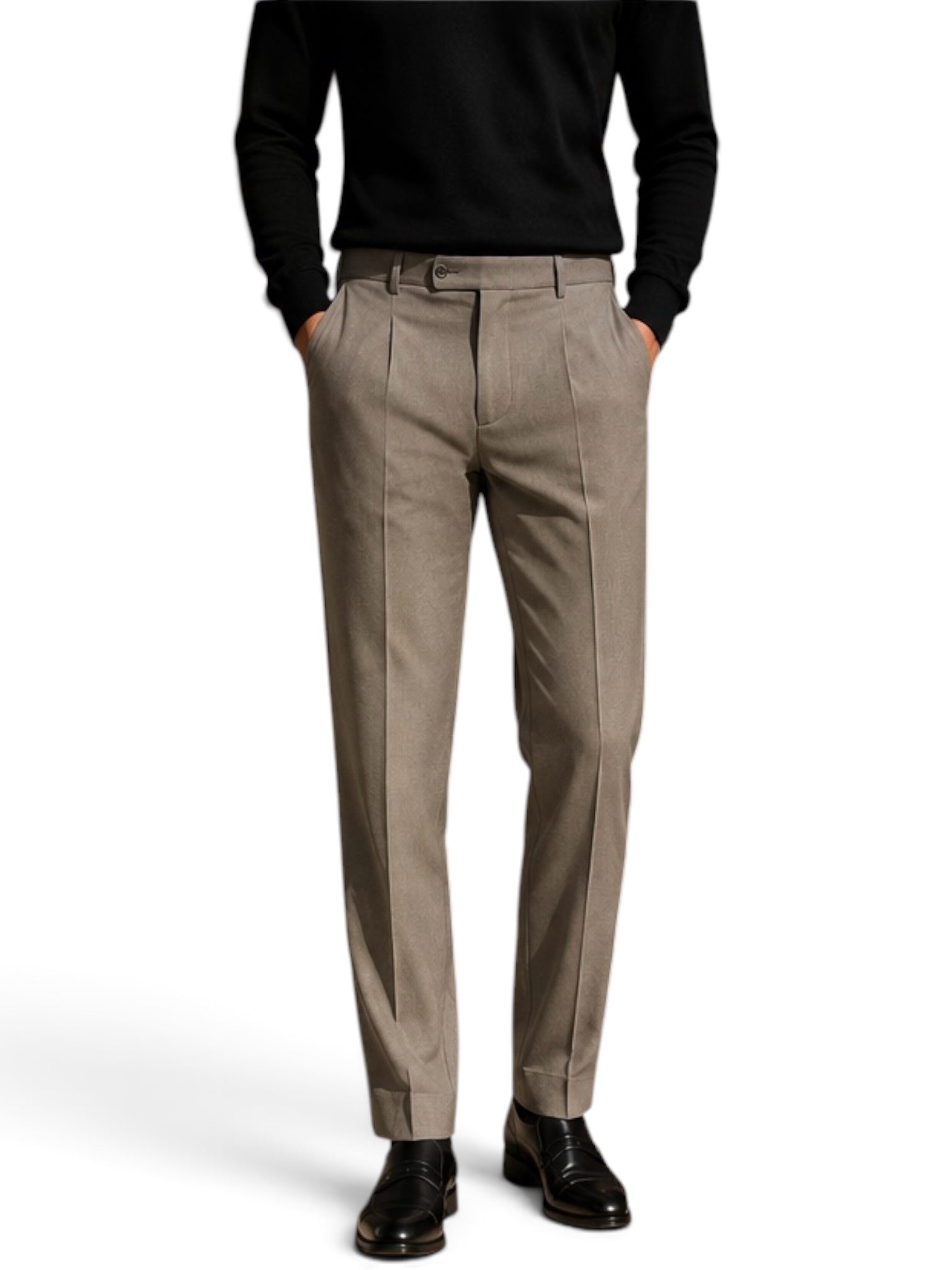 Tulios Rivière Tailored Trouser – Sand Stone